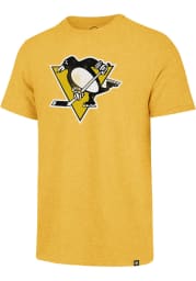 47 Pittsburgh Penguins Gold Match Short Sleeve Fashion T Shirt