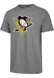 47 Pittsburgh Penguins Grey Match Short Sleeve Fashion T Shirt