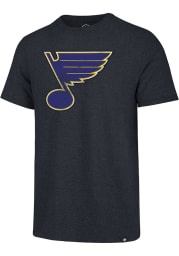 47 St Louis Blues Navy Blue Match Short Sleeve Fashion T Shirt