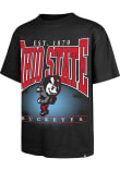 47 Ohio State Buckeyes Black Hot Corner Foundation Short Sleeve Fashion T Shirt
