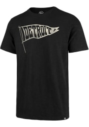 47 Detroit Lions Black Scrum Short Sleeve Fashion T Shirt
