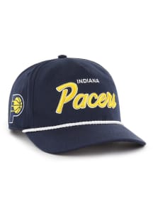 47 Indiana Pacers Crosstown Script Hitch Adjustable Hat - Navy Blue
