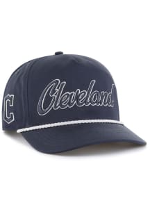 47 Cleveland Guardians Tonal Overhand Hitch Adjustable Hat - Navy Blue