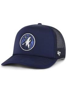 47 Minnesota Timberwolves Foam Front Trucker Adjustable Hat - Navy Blue