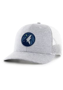 47 Minnesota Timberwolves Harrington Logo Trucker Adjustable Hat - Grey