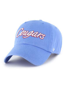 47 Houston Cougars 47 Clean Up Adjustable Hat - Blue