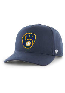 47 Milwaukee Brewers Hitch Adjustable Hat - Navy Blue