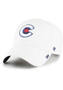 47 Chicago Cubs White City Connect Ballpark Cheer Clean Up Womens Adjustable Hat