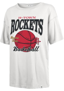47 Houston Rockets Womens White City Edition Sadie Short Sleeve T-Shirt