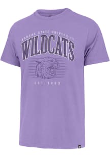 K-State Wildcats Lavender 47 Franklin Double Header Short Sleeve Fashion T Shirt