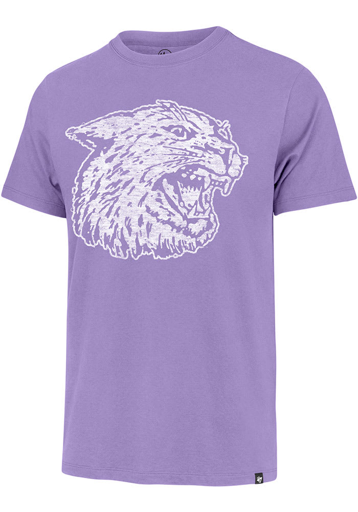 47 LAVENDER K-State Wildcats Premier Franklin Logo Short Sleeve