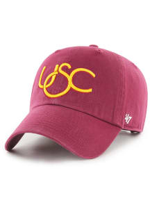47 USC Trojans Vintange 47 Clean Up Adjustable Hat - Cardinal