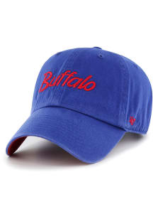47 Buffalo Bills Blue Crosstown Clean Up Womens Adjustable Hat