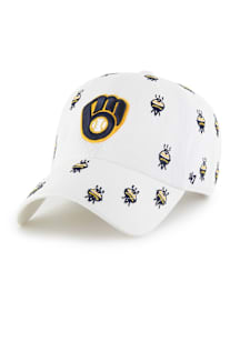 47 Milwaukee Brewers White City Connect Confetti Clean Up Womens Adjustable Hat