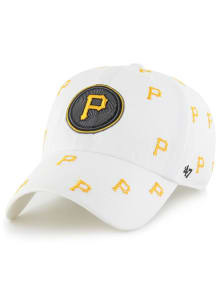 47 Pittsburgh Pirates White City Connect Confetti Clean Up Womens Adjustable Hat