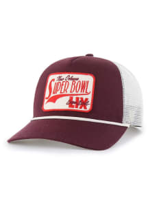 47  Super Bowl LIX Emmett Hitch Adjustable Hat - Maroon