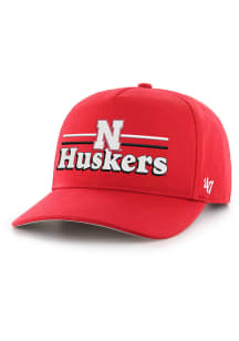 47 Red Nebraska Cornhuskers DOMESTIC CAMPSCAPE 47 HITCH Adjustable Hat