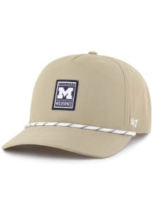47 Tan Michigan Wolverines Cozumel Hitch Adjustable Hat
