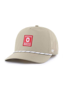 47 Tan Ohio State Buckeyes Cozumel Hitch Adjustable Hat