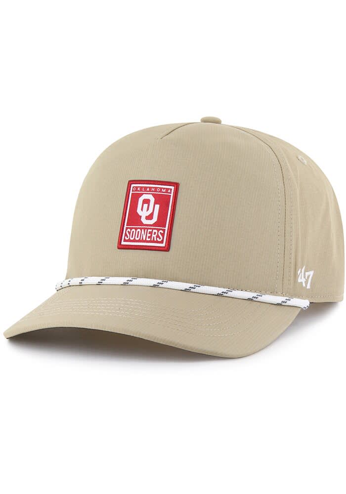 47 Oklahoma Sooners TAN Cozumel Hitch Adjustable Hat - 48021005