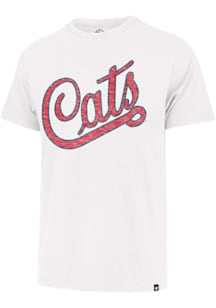 47 Arizona Wildcats White Script Short Sleeve Fashion T Shirt