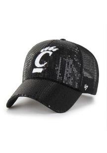 Cincinnati Bearcats 47 Dazzle Mesh Womens Adjustable Hat - Black