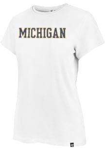 Michigan Wolverines White 47 Frankie Short Sleeve T-Shirt