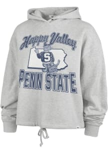 Womens Penn State Nittany Lions Grey 47 Venice Hooded Sweatshirt
