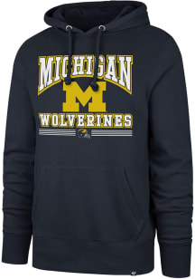 Mens Michigan Wolverines Navy Blue 47 Packed House Hooded Sweatshirt