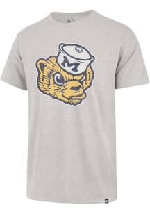 47 Michigan Wolverines Grey Premier Short Sleeve Fashion T Shirt