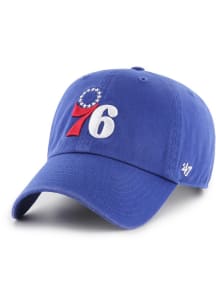 47 Philadelphia 76ers Blue Clean Up Youth Adjustable Hat