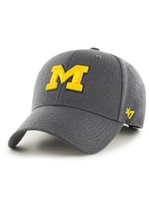 47 Michigan Wolverines MVP Adjustable Hat - Charcoal