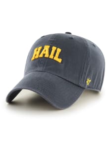 47 Michigan Wolverines Arched Clean Up Adjustable Hat - Navy Blue