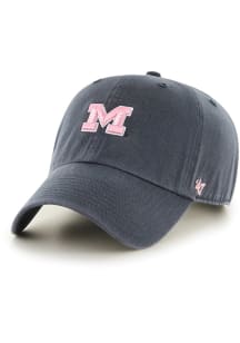 Michigan Wolverines 47 Clean Up Womens Adjustable Hat - Navy Blue