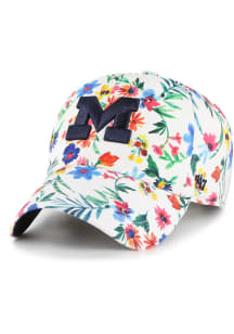 Michigan Wolverines 47 Highgrove Clean Up Womens Adjustable Hat - White