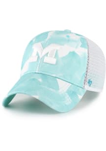 Michigan Wolverines 47 Seascape MVP Womens Adjustable Hat - Teal