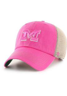 Michigan Wolverines 47 Trawler Clean Up Womens Adjustable Hat - Pink