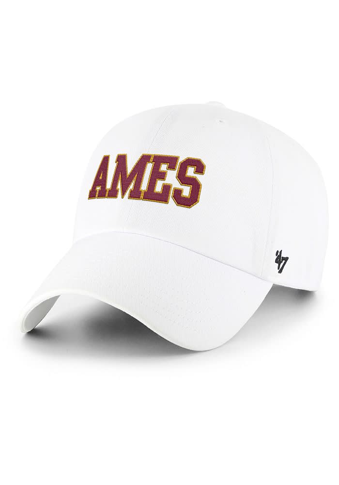 47 Iowa State Cyclones White Clean Up Graphic Adjustable Hat