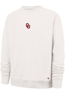 47 Oklahoma Sooners Mens White Offside Foundation Long Sleeve Fashion Sweatshirt