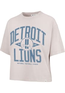 47 Detroit Lions Womens White Windthrow Short Sleeve T-Shirt