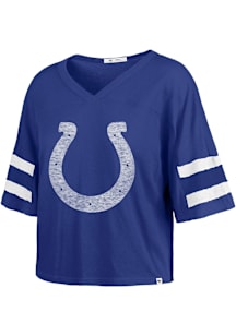 47 Indianapolis Colts Womens Blue Premier Short Sleeve T-Shirt