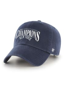 47 New York Yankees 2024 League Champs Clean Up Adjustable Hat - Navy Blue