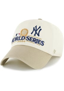 47 New York Yankees 2024 World Series Gem Clean Up Adjustable Hat - Natural