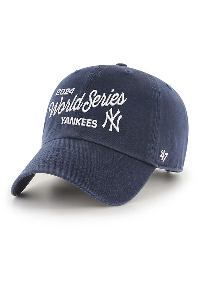47 WORLD SERIES 2024 キャップ 47 New York Yankees NAVY 2024 World Series Team ID Clean Up