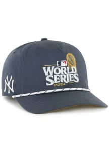 47 New York Yankees 2024 World Series ID Heater Hitch Adjustable Hat - Navy Blue