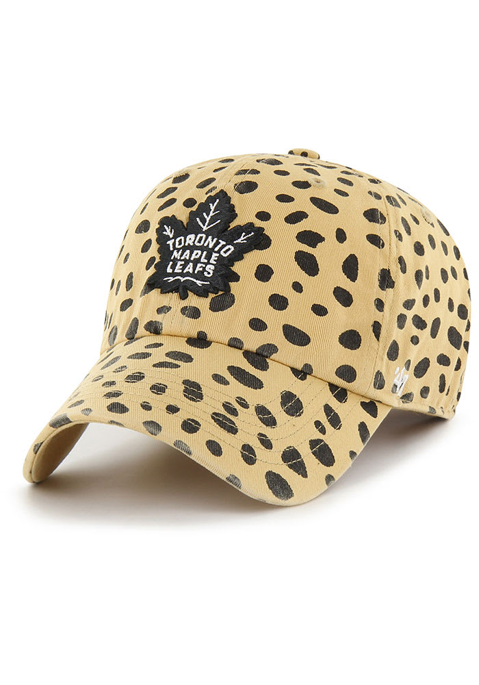 47 Toronto Maple Leafs Khaki Cheetah Clean Up Womens Adjustable Hat