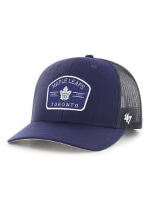 47 Toronto Maple Leafs Mens Navy Blue Primer Trucker Flex Hat