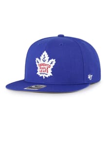 47 Toronto Maple Leafs Blue Retro No Shot Captain Mens Snapback Hat