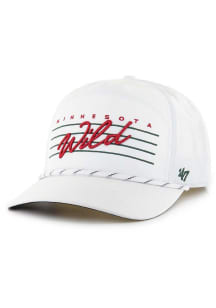 47 Minnesota Wild Downburst Hitch Adjustable Hat - White