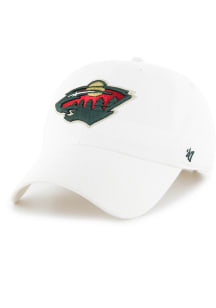 47 Minnesota Wild Clean Up Adjustable Hat - White